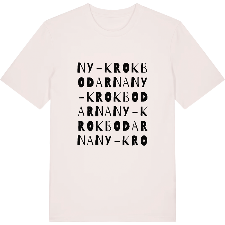Ny-Krokbodarna ordlek t-shirt – t-shirt från PinShirt