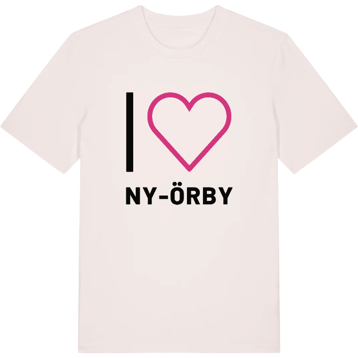 Jag älskar Ny-Örby t-shirt stort tryck – t-shirt från PinShirt
