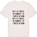 Nya Fågelsång ordlek t-shirt
