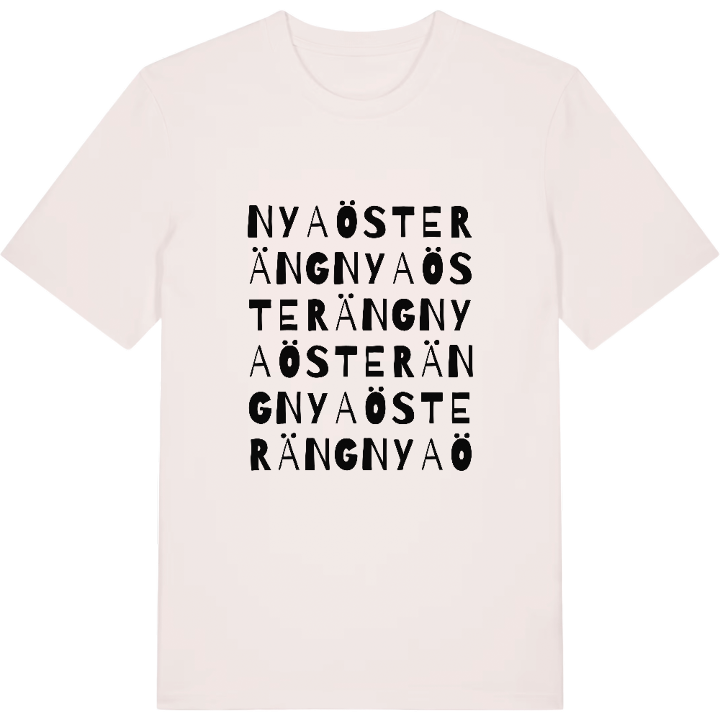 Nya Österäng ordlek t-shirt – t-shirt från PinShirt