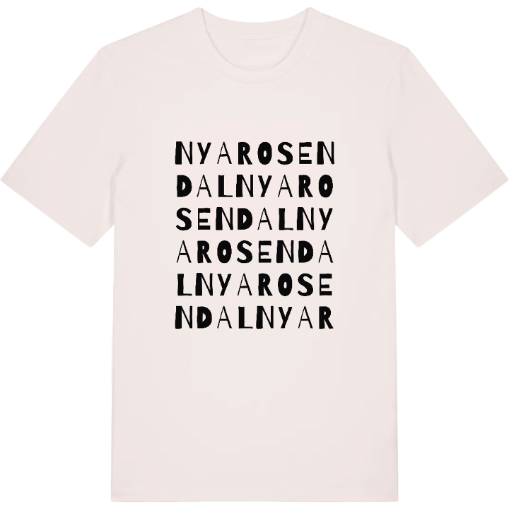 Nya Rosendal ordlek t-shirt – t-shirt från PinShirt