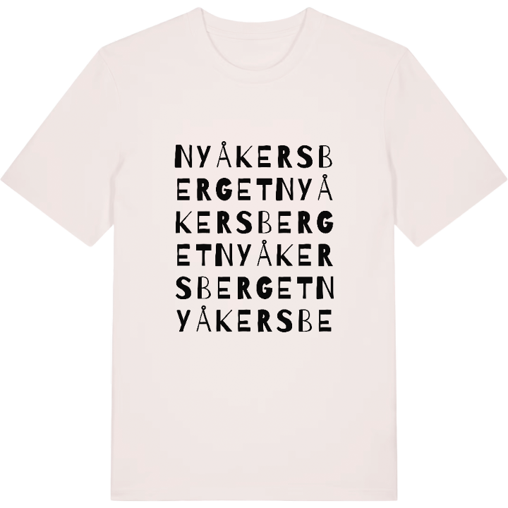 Nyåkersberget ordlek t-shirt – t-shirt från PinShirt