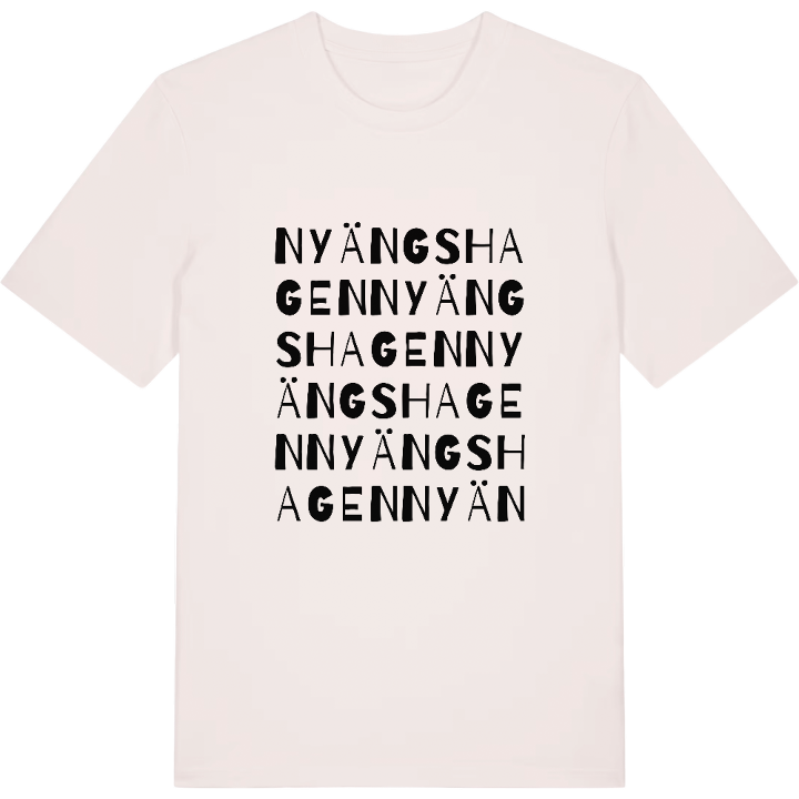 Nyängshagen ordlek t-shirt – t-shirt från PinShirt