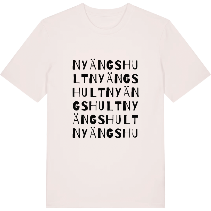 Nyängshult ordlek t-shirt – t-shirt från PinShirt