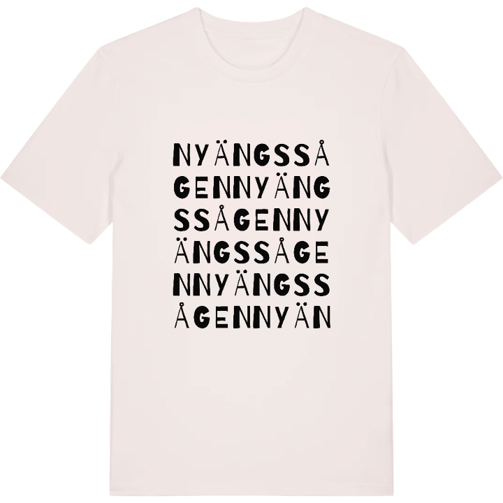 Nyängssågen ordlek t-shirt – t-shirt från PinShirt