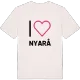 Jag älskar Nyarå t-shirt stort tryck
