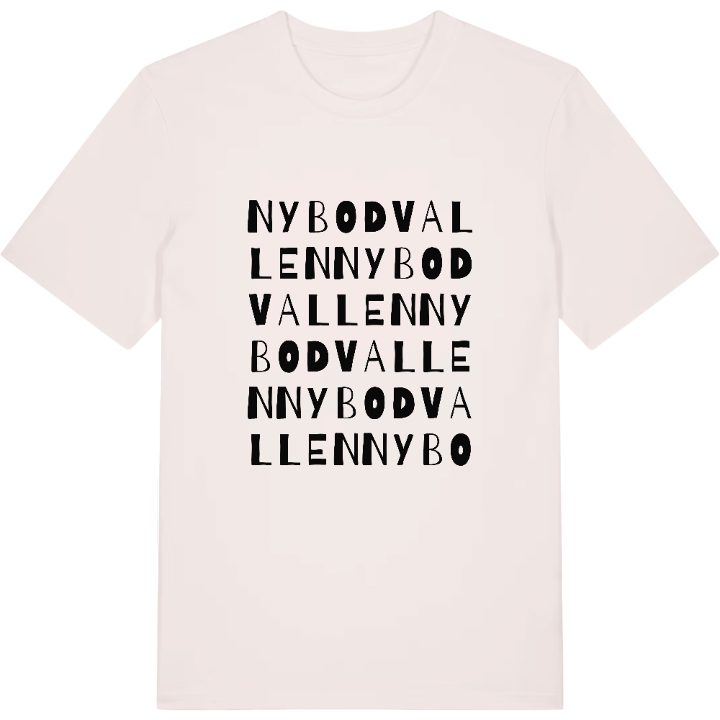 Nybodvallen ordlek t-shirt – t-shirt från PinShirt
