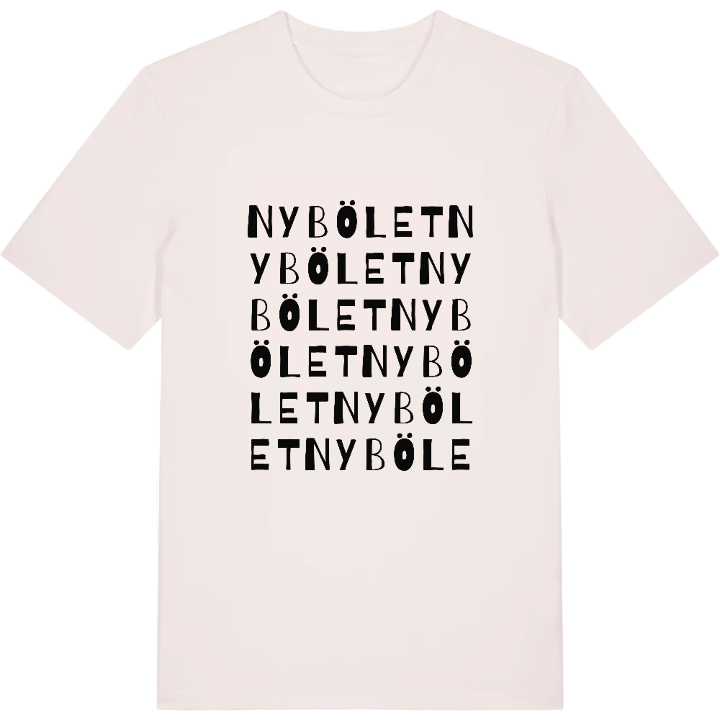 Nybölet ordlek t-shirt – t-shirt från PinShirt