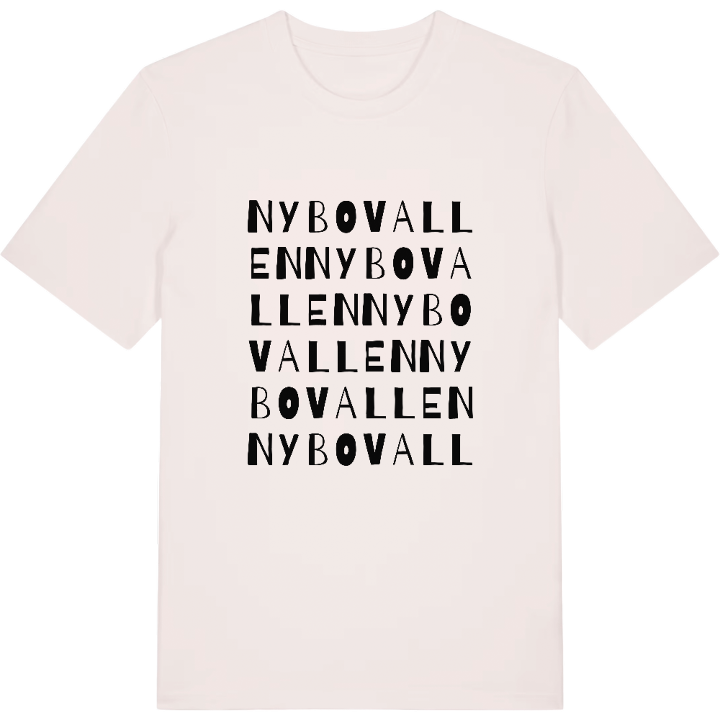 Nybovallen ordlek t-shirt – t-shirt från PinShirt