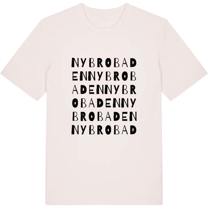Nybrobaden ordlek t-shirt – t-shirt från PinShirt