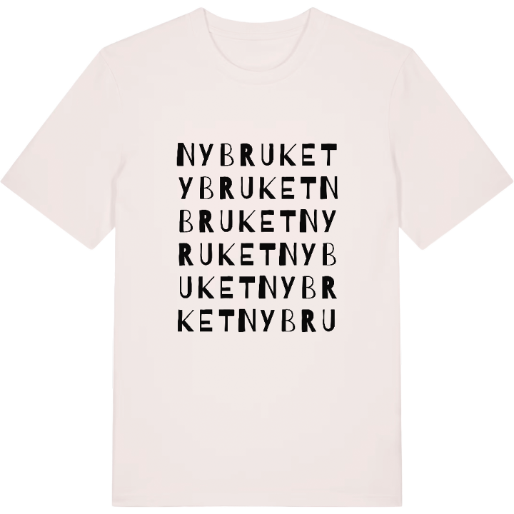 Nybruket ordlek t-shirt – t-shirt från PinShirt