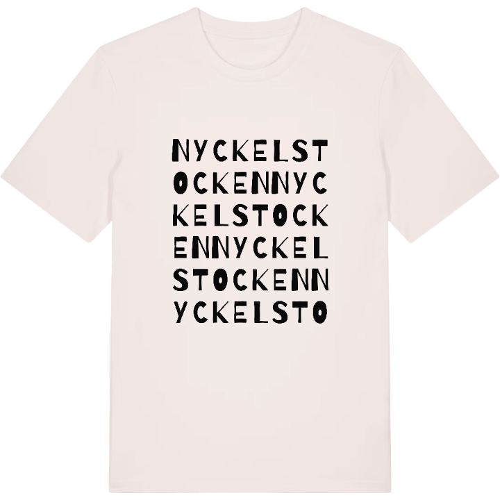 Nyckelstocken ordlek t-shirt – t-shirt från PinShirt