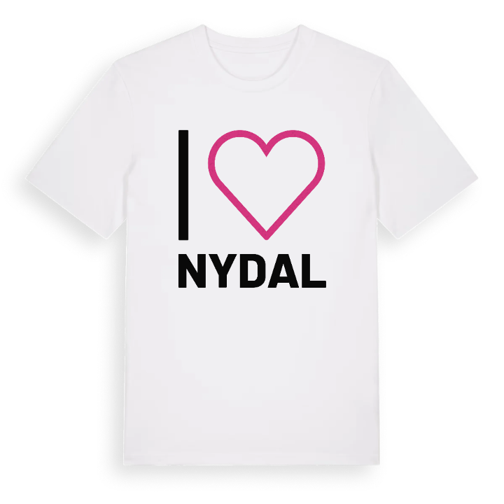 Jag älskar Nydal t-shirt stort tryck – t-shirt från PinShirt