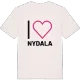Jag älskar Nydala t-shirt stort tryck