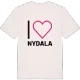 Jag älskar Nydala t-shirt stort tryck