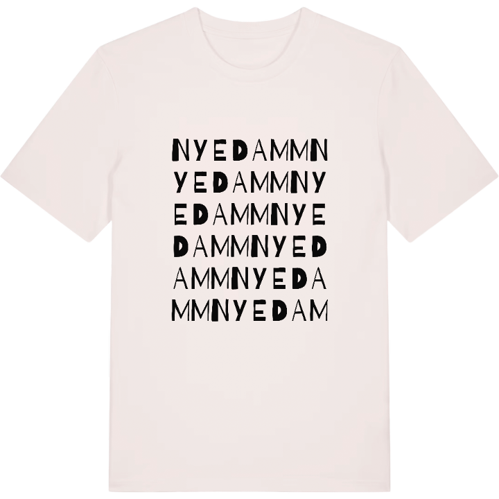 Nyedamm ordlek t-shirt – t-shirt från PinShirt