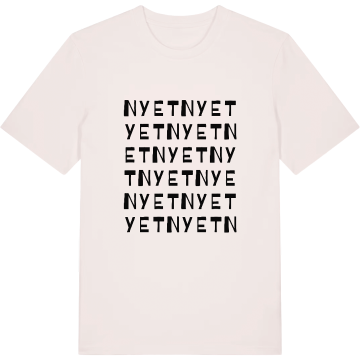 Nyet ordlek t-shirt – t-shirt från PinShirt