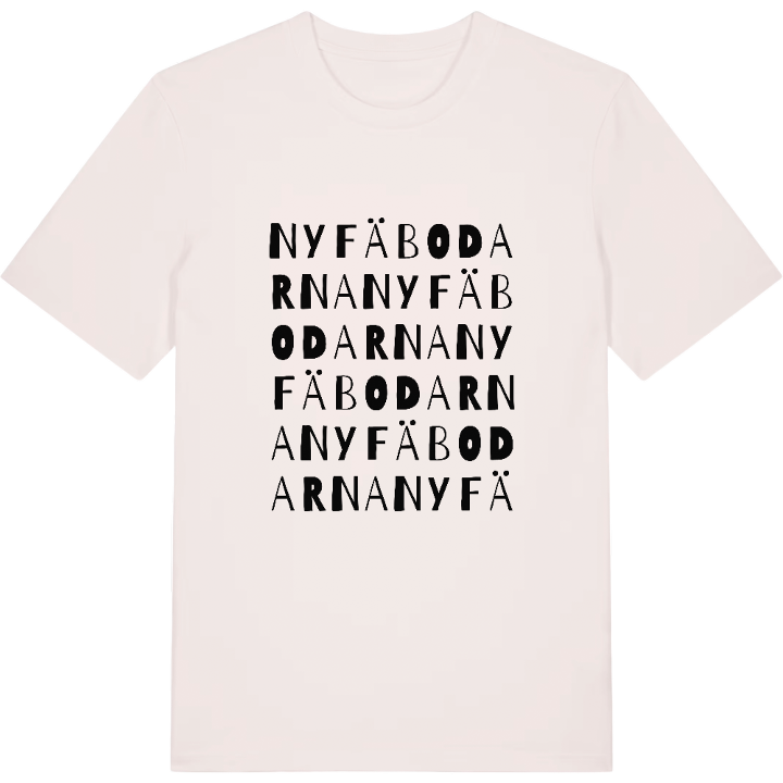 Nyfäbodarna ordlek t-shirt – t-shirt från PinShirt