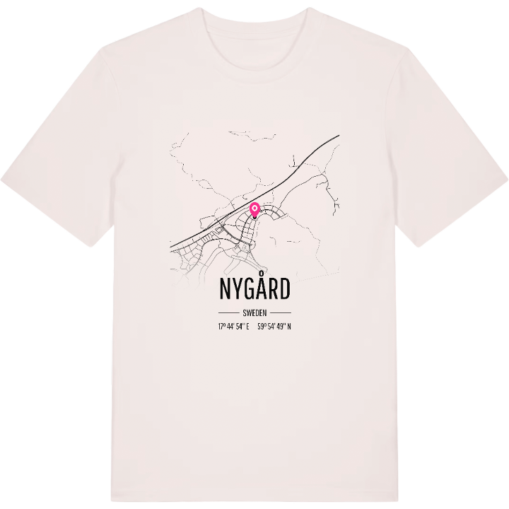 Nygård karta t-shirt – t-shirt från PinShirt