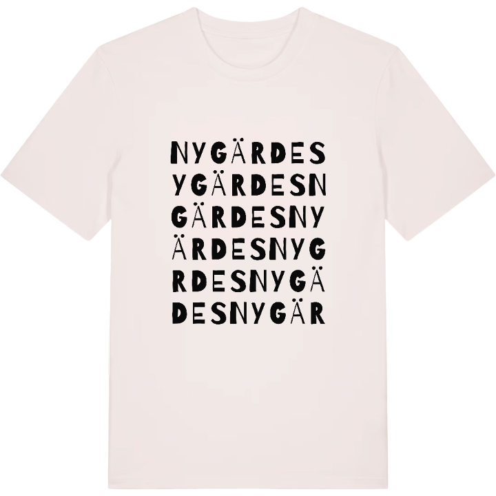 Nygärdes ordlek t-shirt – t-shirt från PinShirt