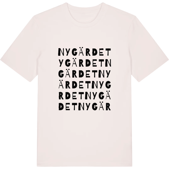 Nygärdet ordlek t-shirt – t-shirt från PinShirt