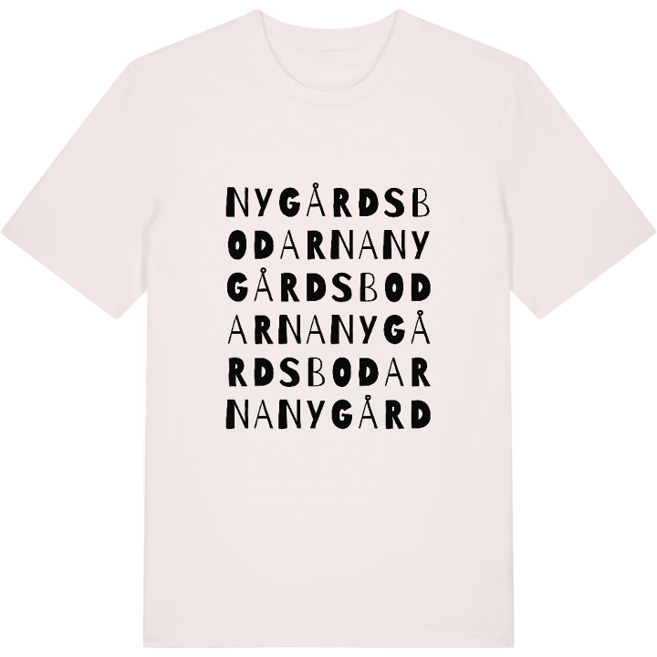 Nygårdsbodarna ordlek t-shirt – t-shirt från PinShirt