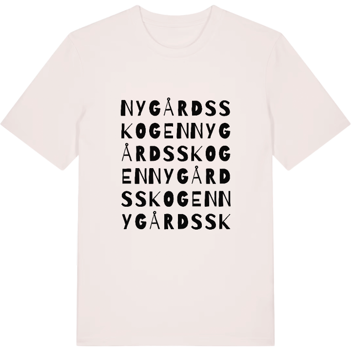 Nygårdsskogen ordlek t-shirt – t-shirt från PinShirt