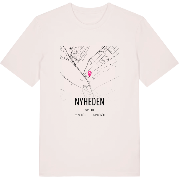 Nyheden karta t-shirt – t-shirt från PinShirt