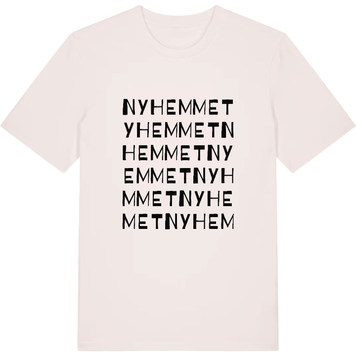 Nyhemmet ordlek t-shirt – t-shirt från PinShirt
