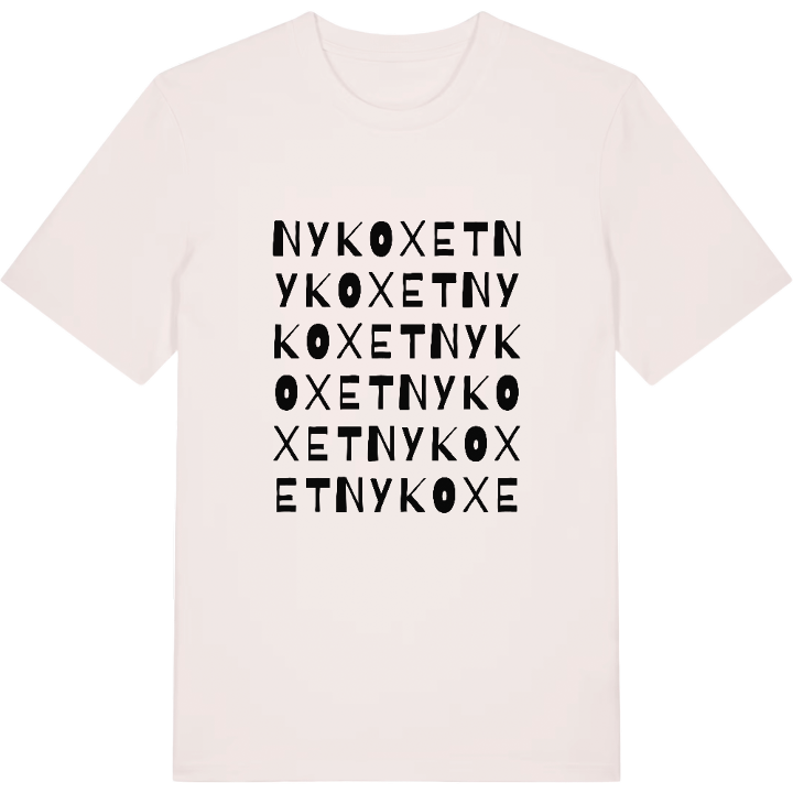 Nykoxet ordlek t-shirt – t-shirt från PinShirt