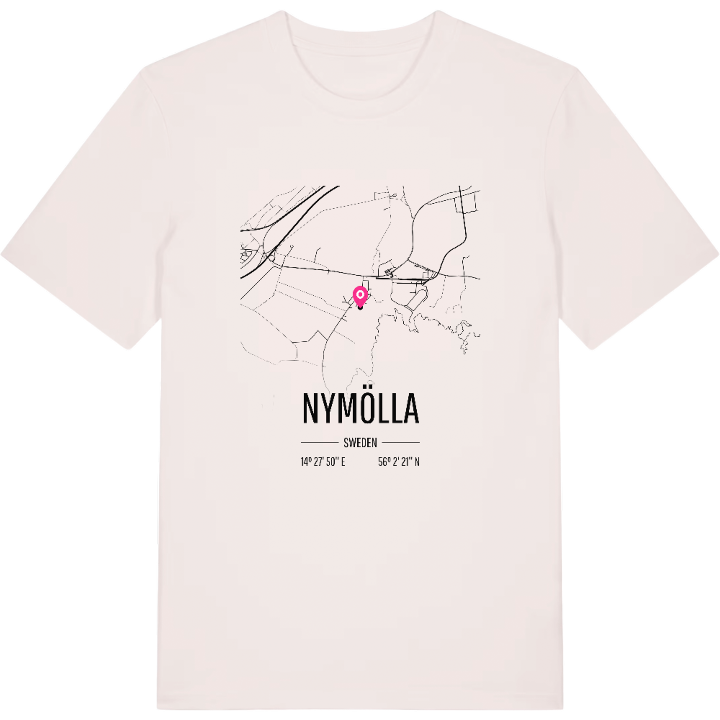 Nymölla karta t-shirt – t-shirt från PinShirt