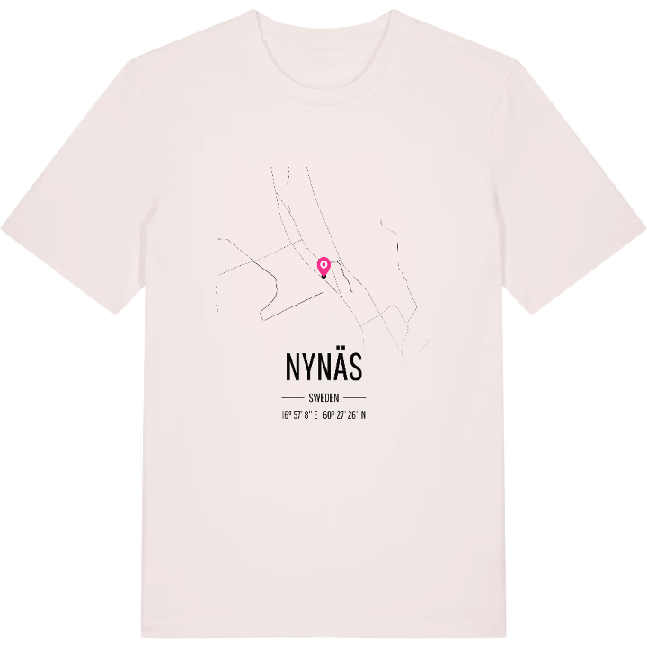 Nynäs karta t-shirt – t-shirt från PinShirt