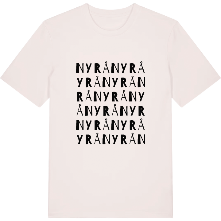 Nyrå ordlek t-shirt – t-shirt från PinShirt