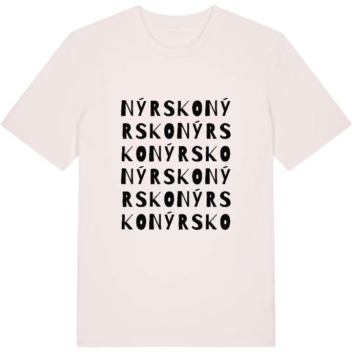 Nýrsko ordlek t-shirt – t-shirt från PinShirt
