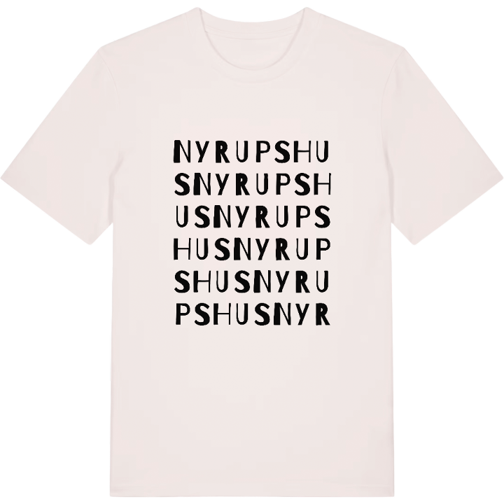 Nyrupshus ordlek t-shirt – t-shirt från PinShirt