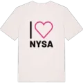 Jag älskar Nysa t-shirt stort tryck