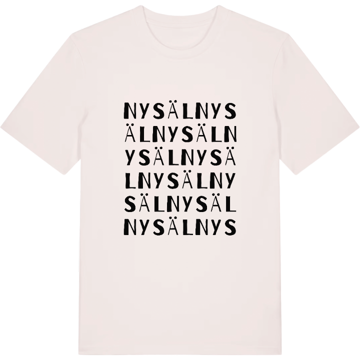 Nysäl ordlek t-shirt – t-shirt från PinShirt