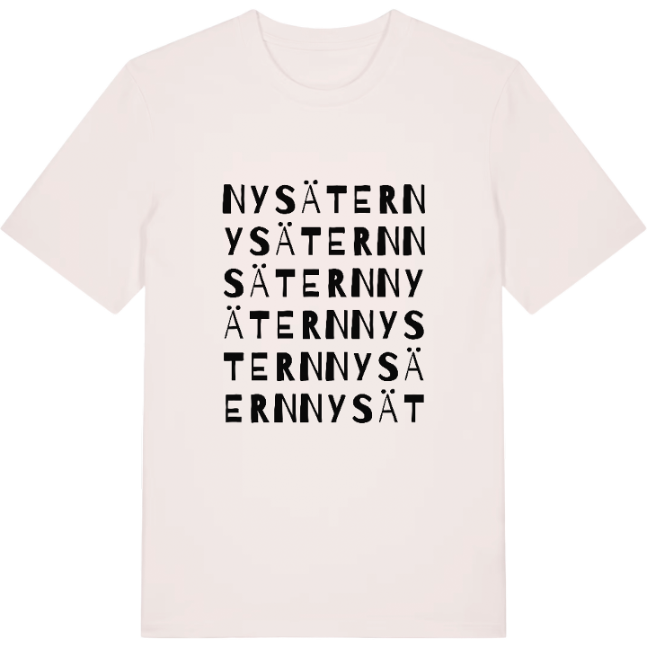 Nysätern ordlek t-shirt – t-shirt från PinShirt