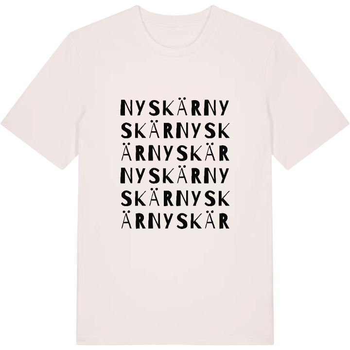 Nyskär ordlek t-shirt – t-shirt från PinShirt