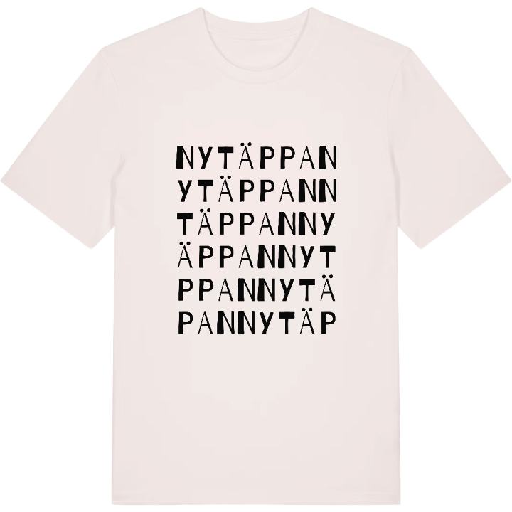 Nytäppan ordlek t-shirt – t-shirt från PinShirt