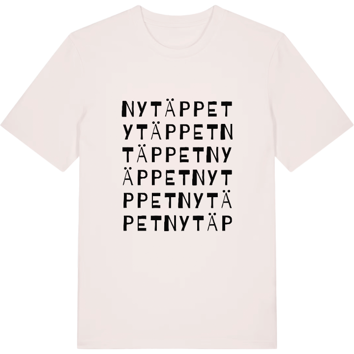 Nytäppet ordlek t-shirt – t-shirt från PinShirt