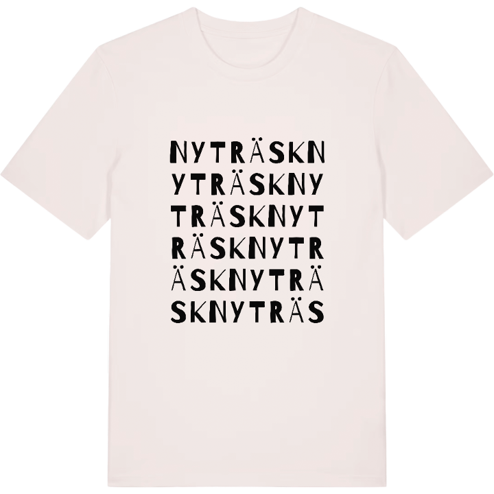 Nyträsk ordlek t-shirt – t-shirt från PinShirt