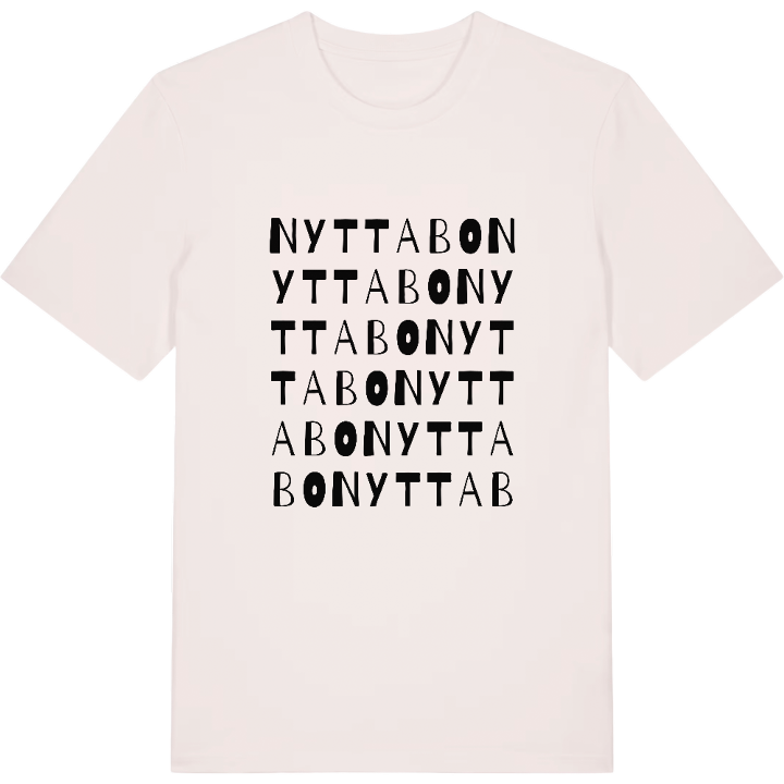 Nyttabo ordlek t-shirt – t-shirt från PinShirt