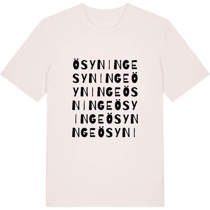 Ö Syninge ordlek t-shirt – t-shirt från PinShirt