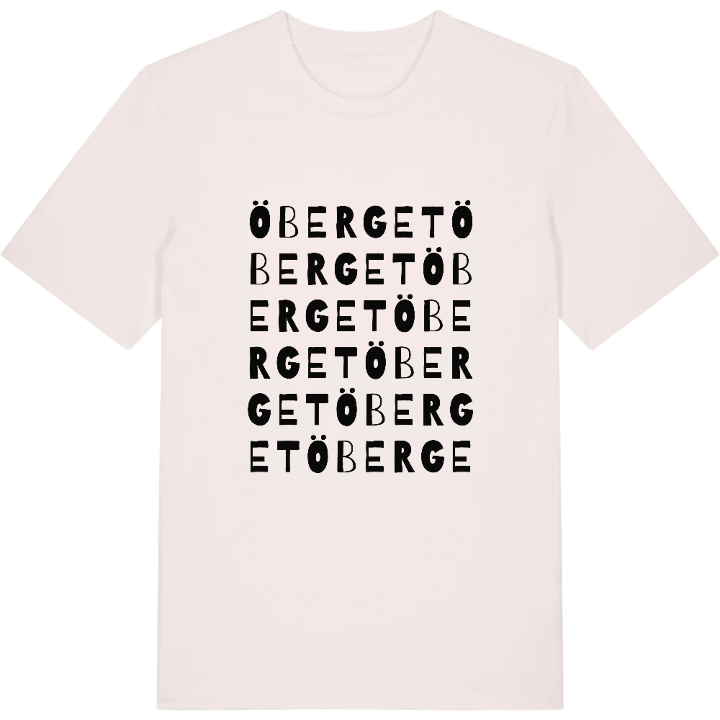 Öberget ordlek t-shirt – t-shirt från PinShirt