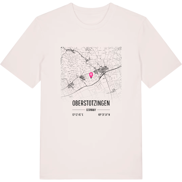 Oberstotzingen karta t-shirt – t-shirt från PinShirt