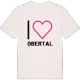 Jag älskar Obertal t-shirt stort tryck