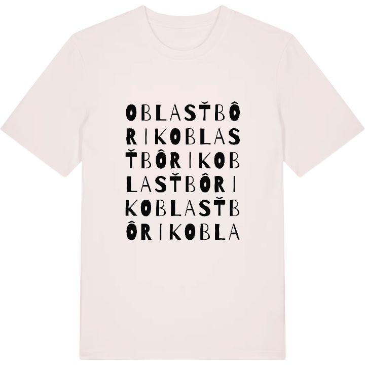 Oblasť Bôrik ordlek t-shirt – t-shirt från PinShirt