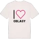 Jag älskar Oblasy t-shirt stort tryck