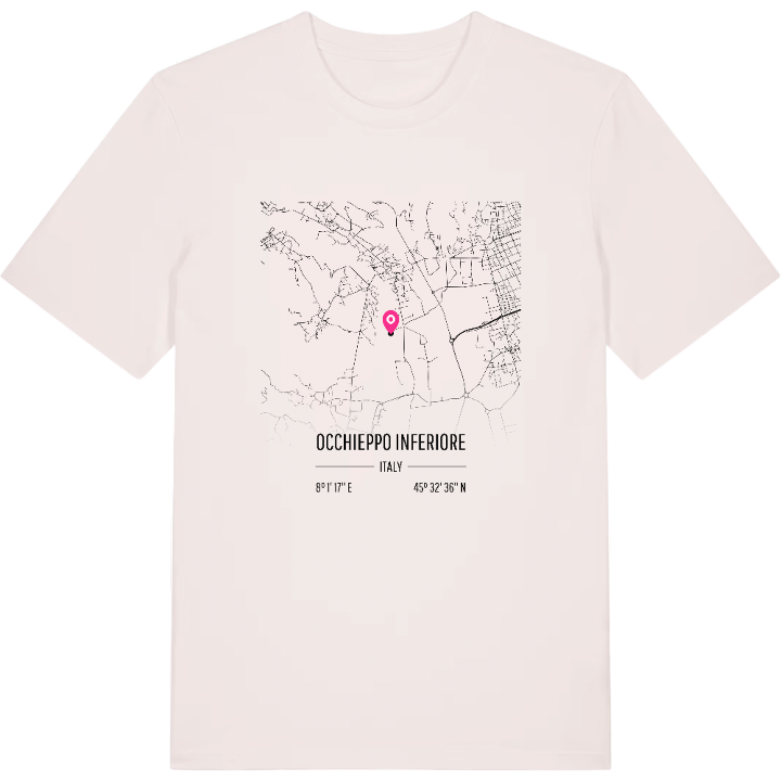 Occhieppo Inferiore karta t-shirt – t-shirt från PinShirt